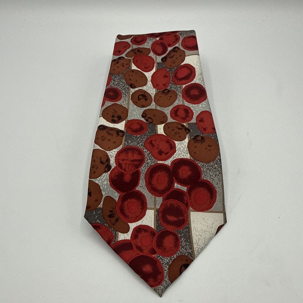 Vintage Men's Infectious Awareables Malaria 100% Silk Tie Doctor Disease